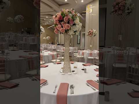 Elegant pink quinceañera decor that turns dreams into reality!✨