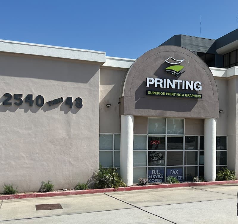 Superior Printing & Graphics Inc. Oxnard cover