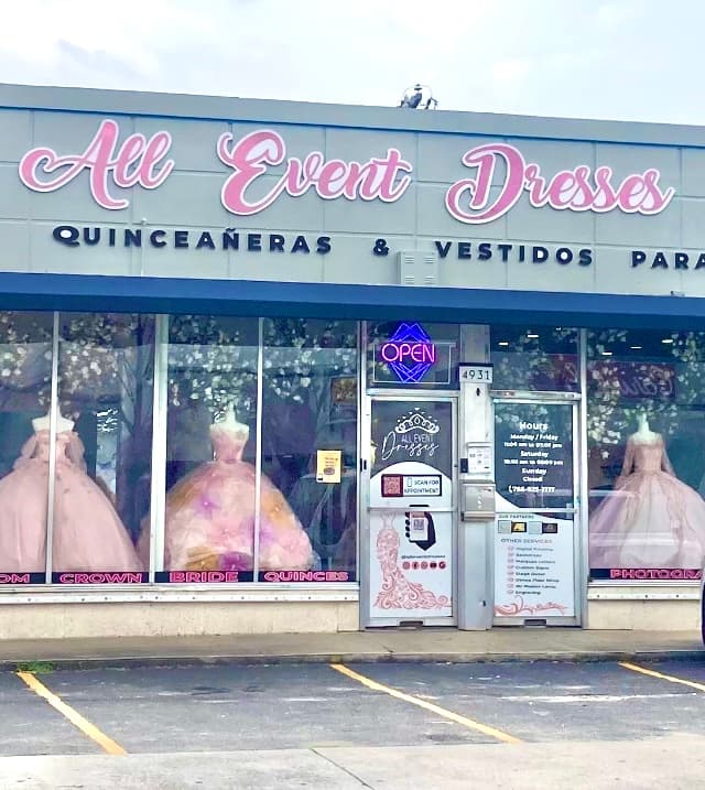 All Event Dresses Boutique. And Quinceañeras photography cover