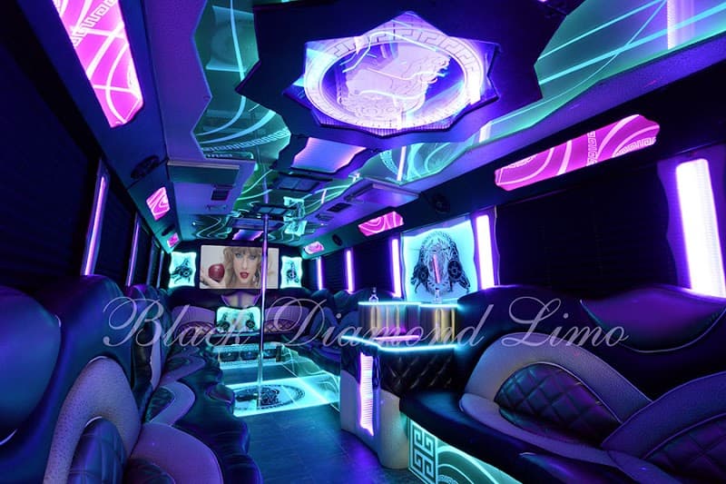 Black Diamond Limo Party Bus OKC cover