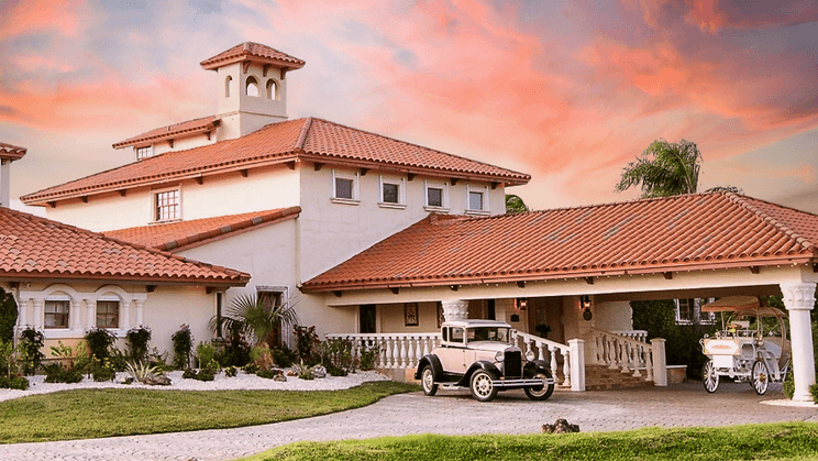 Villa Toscana Miami Wedding Venue & Quince Photography Bella foto Dress studio cover