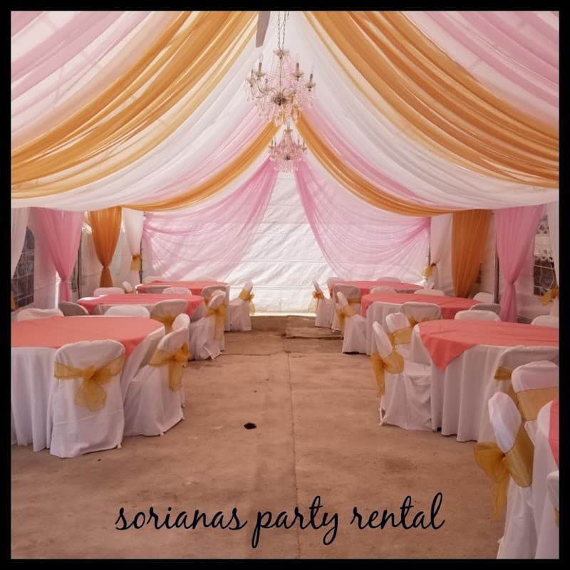 SORIANA'S PARTY RENTAL cover